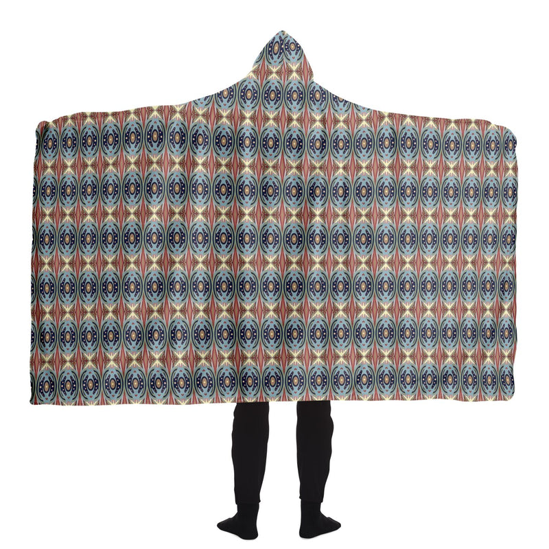 Exit The Cosmic Egg Hooded Blanket | Black Queer Art