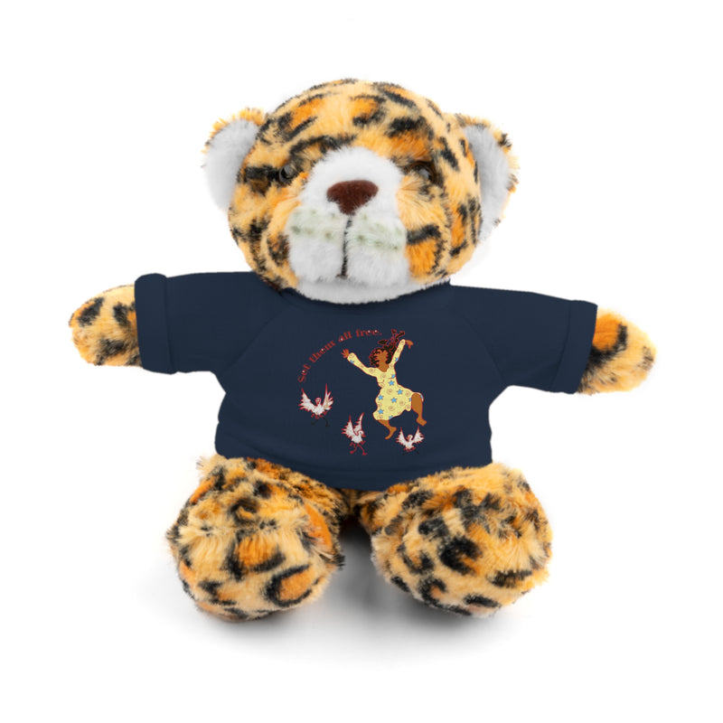 Set Em All Free Stuffed Animal | Black Liberation Decor