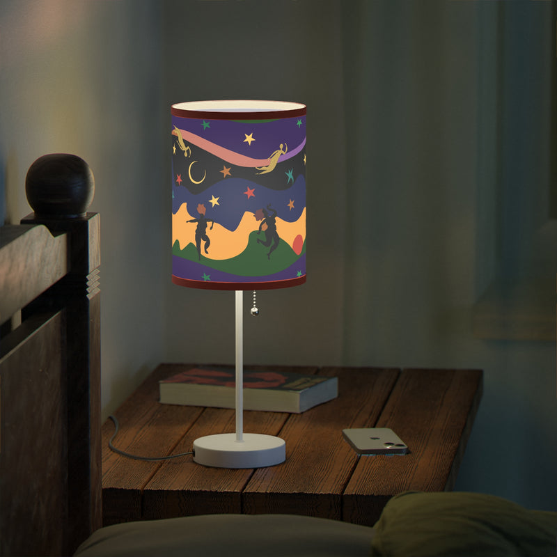 Autumn Dancers Table Lamp | Afrocentric Home Decor