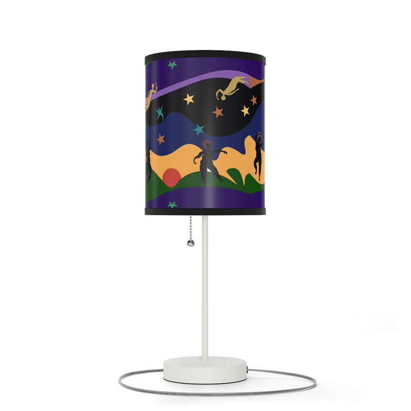 Autumn Dancers Table Lamp | Afrocentric Home Decor