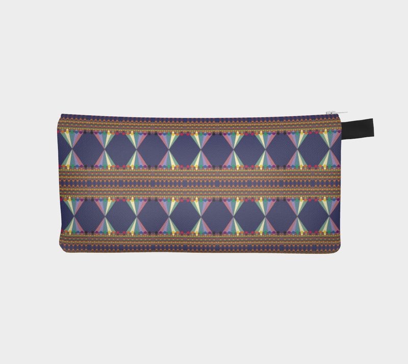 Vibing On The Wavelength Pencil Case | Queer Art