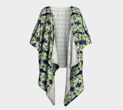 Lovin Lichen Draped Kimono | Queer Art & Afrocentric Fashion