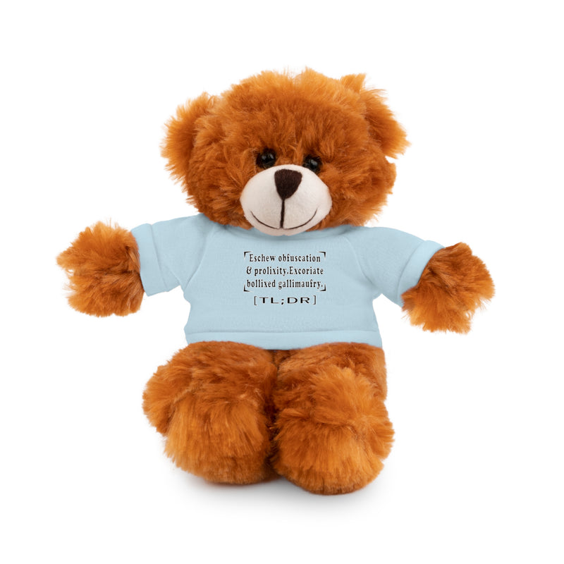 Eschew Obfuscation Stuffed Animal | Queer Affirmation Plushie