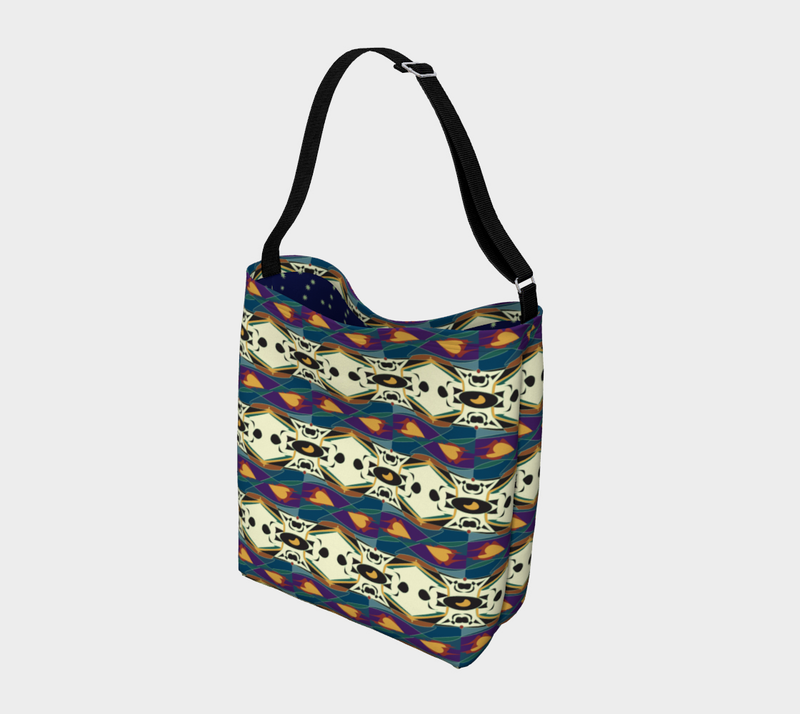 Spider Granma's Love Village Day Tote | Afrocentric Queer Art