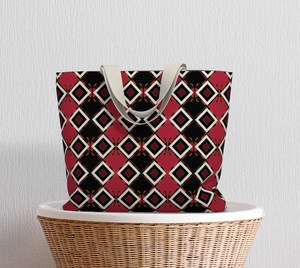 Garabato Pathways Large Tote Bag | Afrocentric Queer Art
