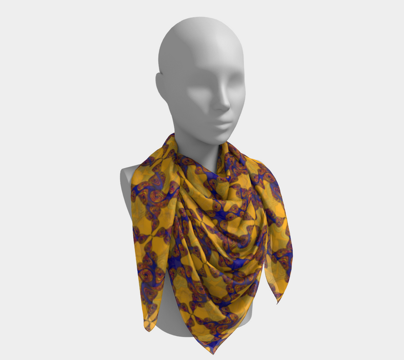 Hot Wata Square Silk Scarf | Black Queer Art