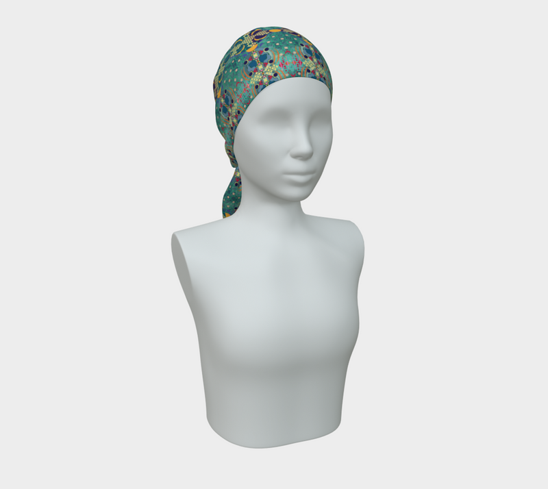 Aqua De Luna Silk Scarf