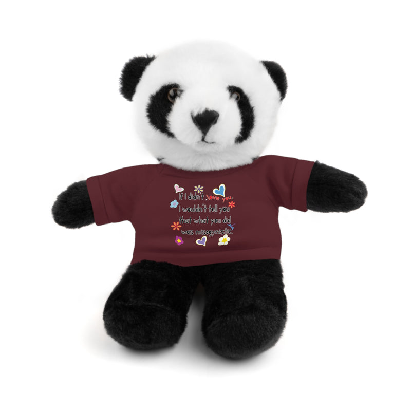Love Wins (Anti-Misogyny) Stuffed Animal | Queer Affirming Gifts
