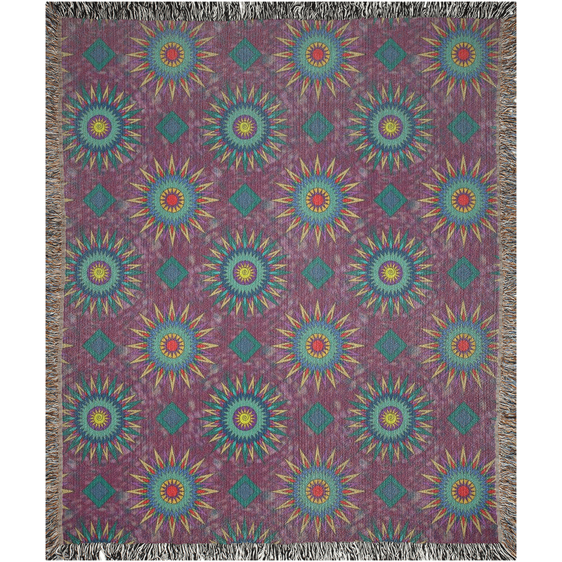 Bonfire Night Woven Blanket | Black Queer Art
