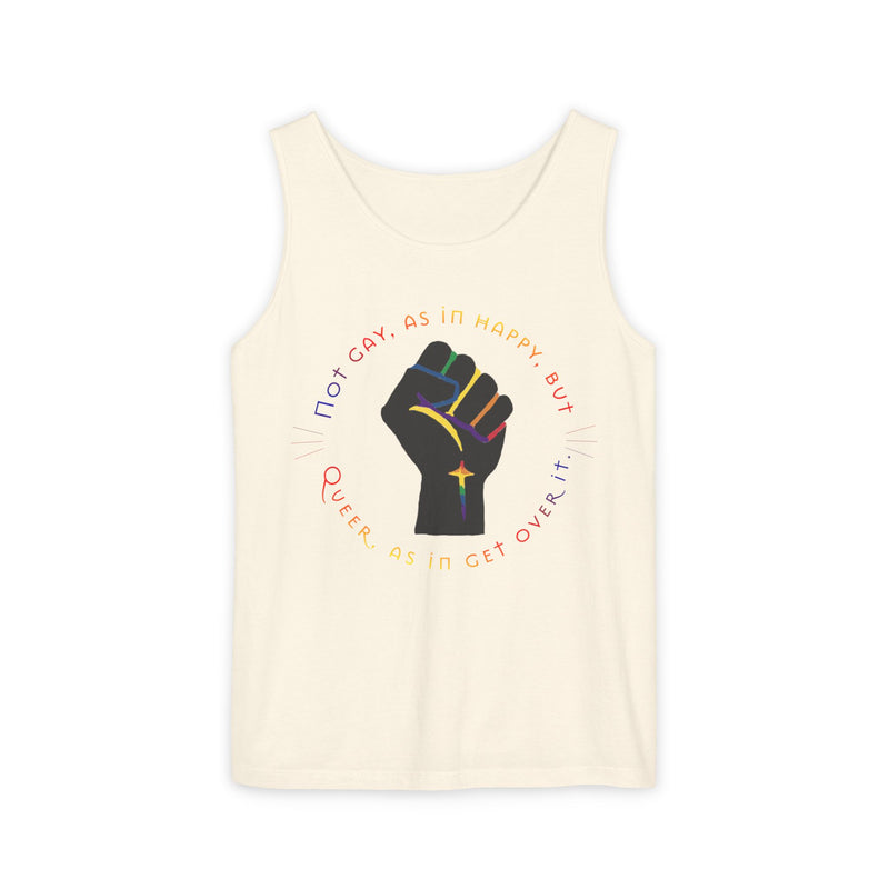 Get Used To It Tank Top | Queer Pride Apparel