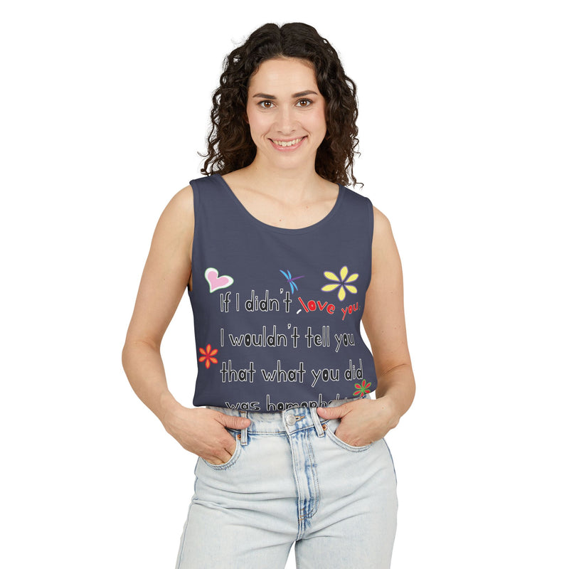 Love Wins (Anti-Homophobia) Tank Top | Queer Pride Apparel