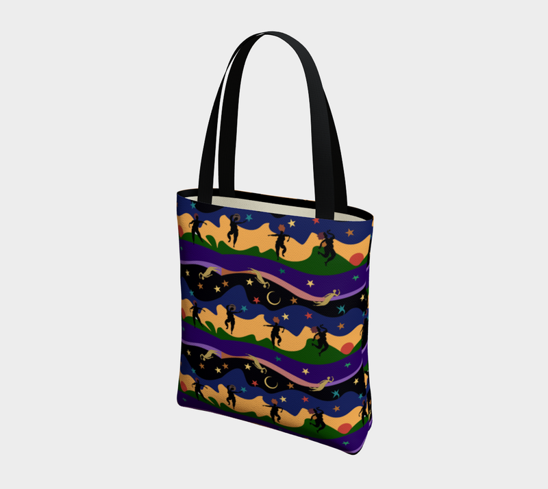 Autumn Dancers Tote Bag | Black Queer Art