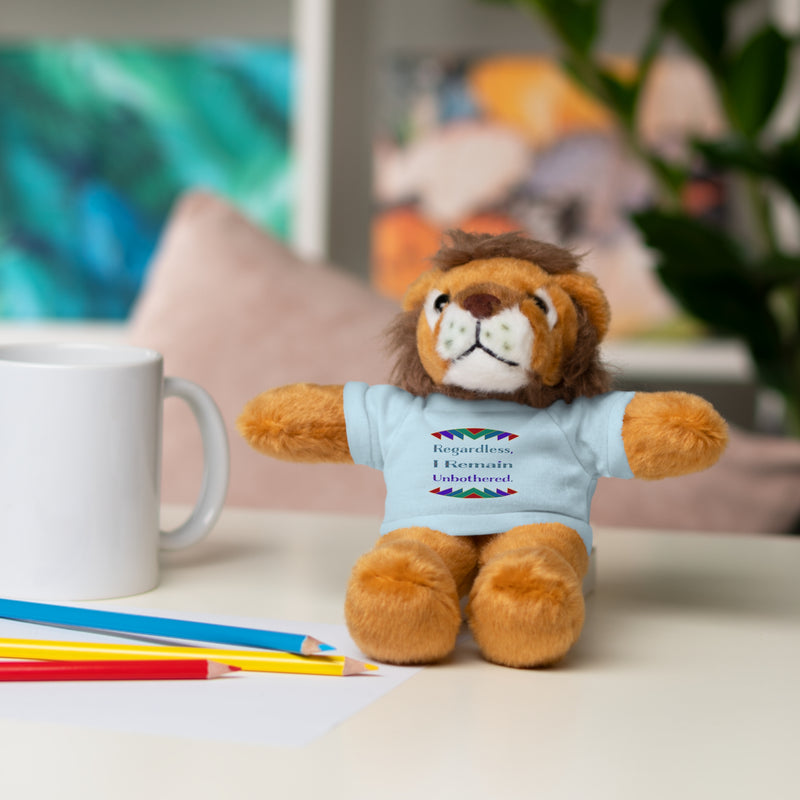 Regardless, I Remain Unbothered Stuffed Animal | Black Pride Accessories