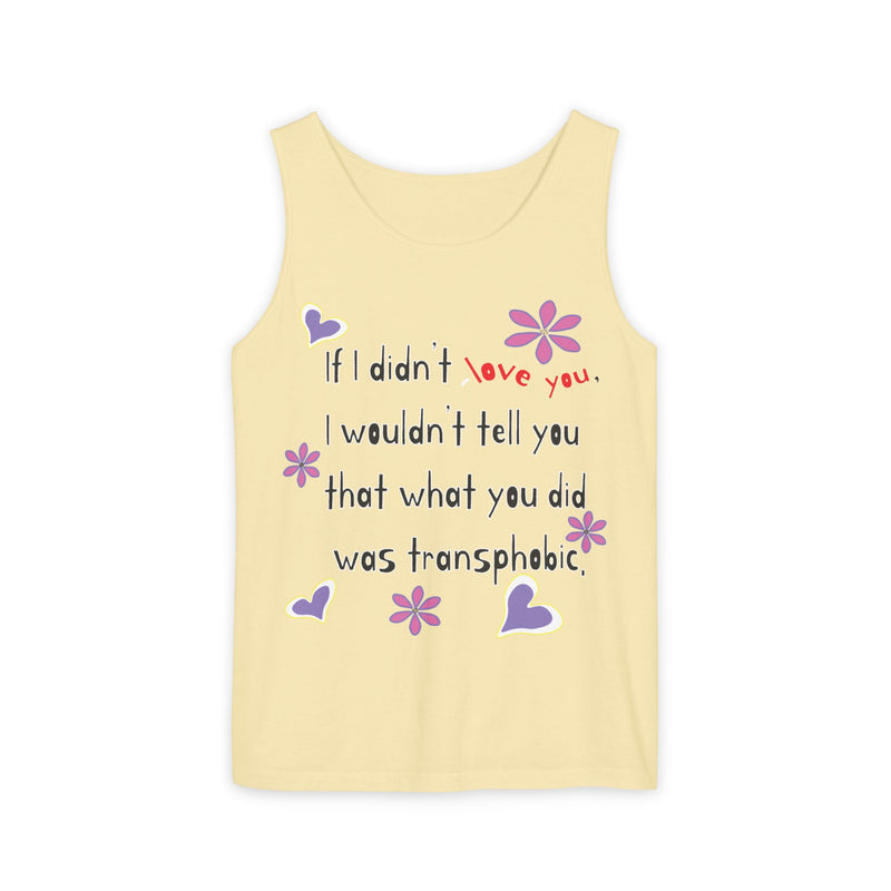 Love Wins (Anti-Transphobia) Tank Top | LGBTQ+ Pride Apparel