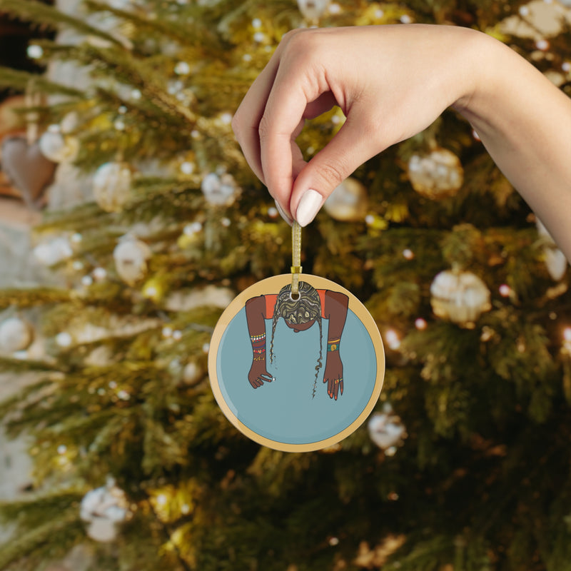 Curiosity Glass Ornament | Queer Art