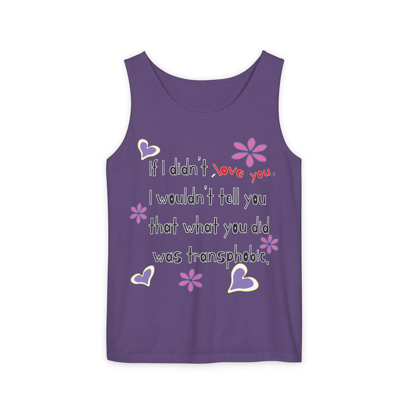Love Wins (Anti-Transphobia) Tank Top | LGBTQ+ Pride Apparel