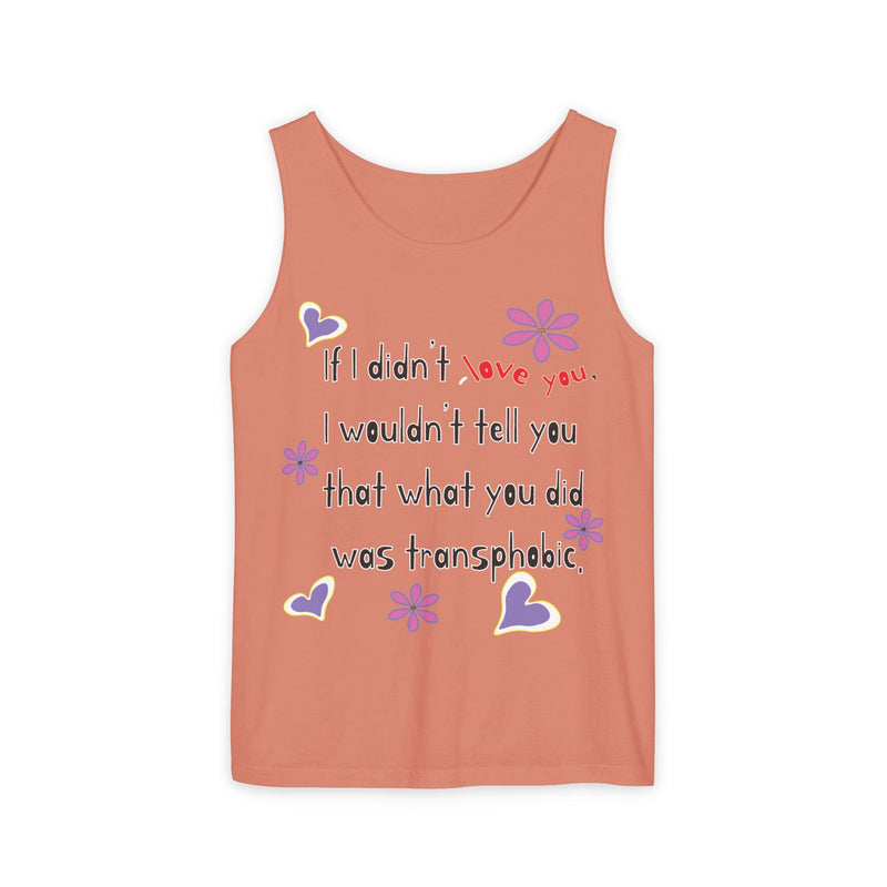 Love Wins (Anti-Transphobia) Tank Top | LGBTQ+ Pride Apparel