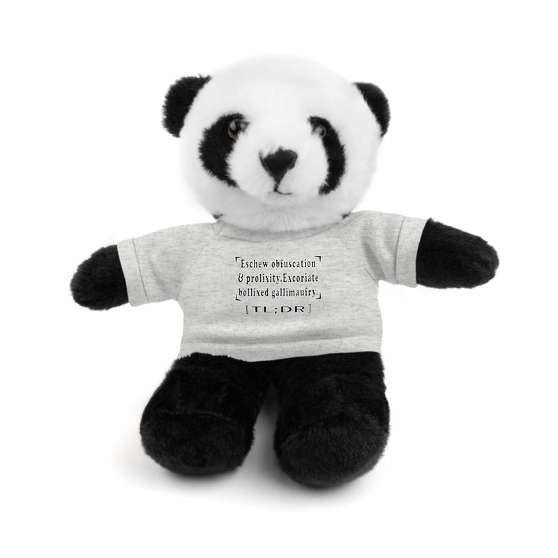 Eschew Obfuscation Stuffed Animal | Queer Affirmation Plushie