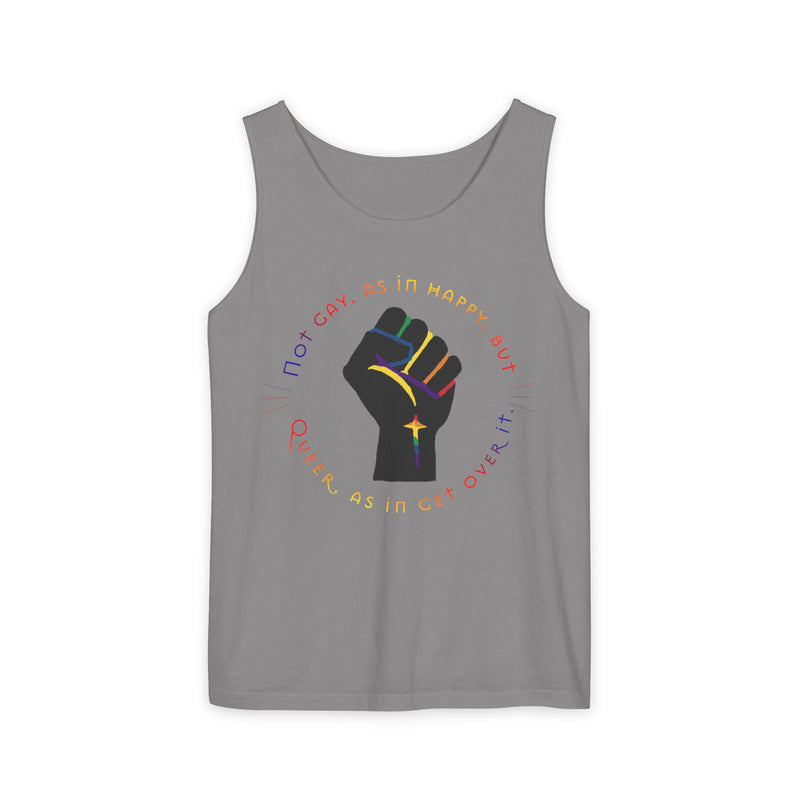 Get Used To It Tank Top | Queer Pride Apparel