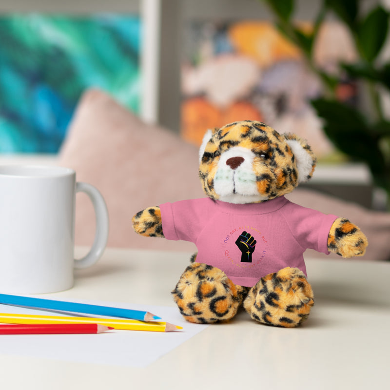 Get Used To It Stuffed Animal | Queer Pride Decor