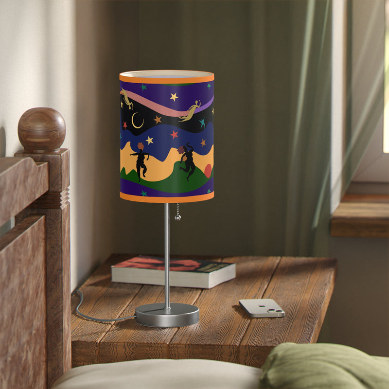 Autumn Dancers Table Lamp | Afrocentric Home Decor