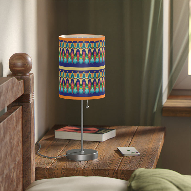 Our Sacred Temples Lamp on a Stand | Afrocentric Home Decor