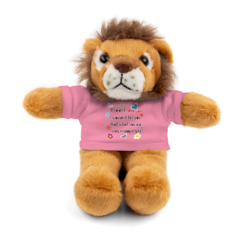 Love Wins (Anti-Misogyny) Stuffed Animal | Queer Affirming Gifts