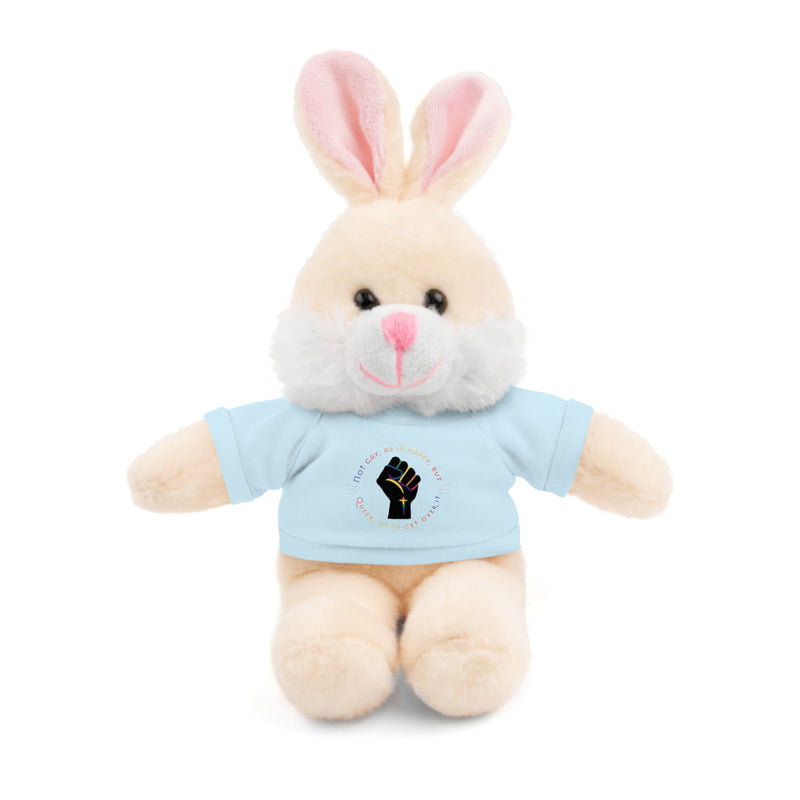 Get Used To It Stuffed Animal | Queer Pride Decor