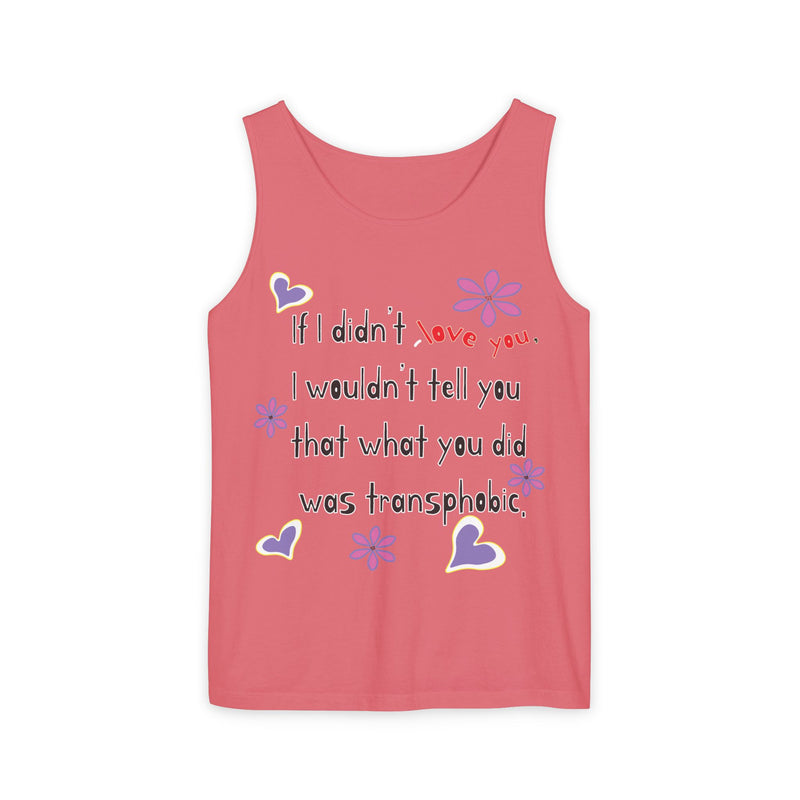 Love Wins (Anti-Transphobia) Tank Top | LGBTQ+ Pride Apparel