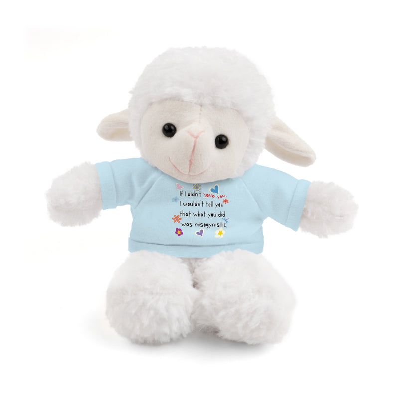 Love Wins (Anti-Misogyny) Stuffed Animal | Queer Affirming Gifts