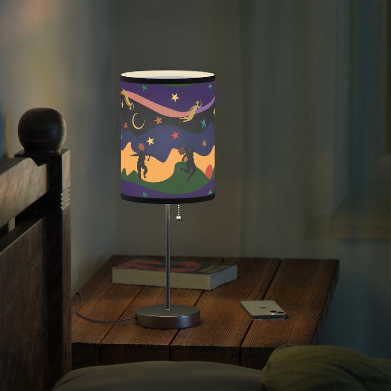 Autumn Dancers Table Lamp | Afrocentric Home Decor