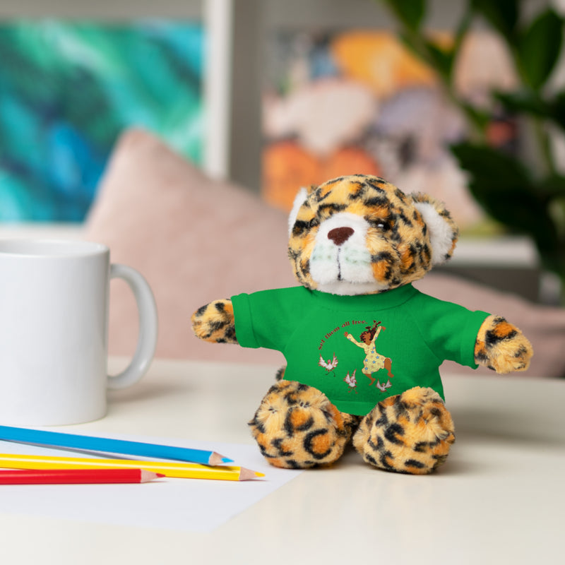 Set Em All Free Stuffed Animal | Black Liberation Decor