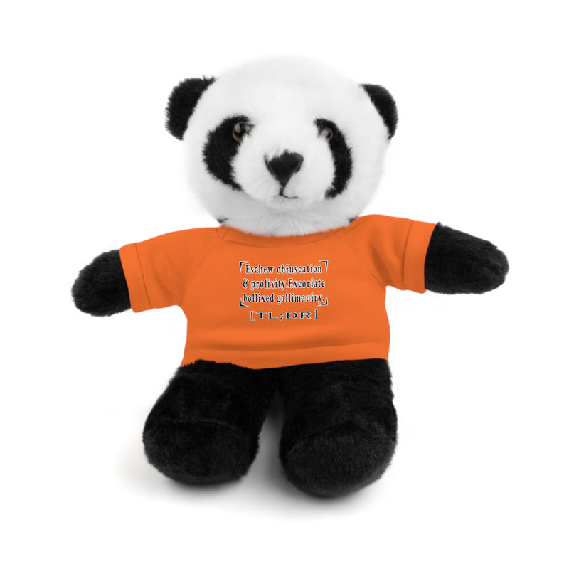 Eschew Obfuscation Stuffed Animal | Queer Affirmation Plushie