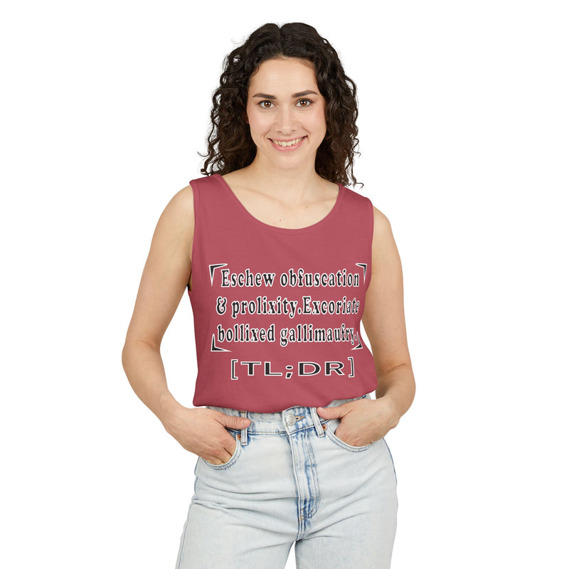 [TL;DR] Tank Top | Black Queer Affirmation