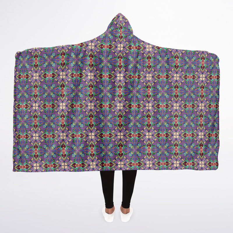 Immortal Life Of Pussyflowers Hooded Blanket