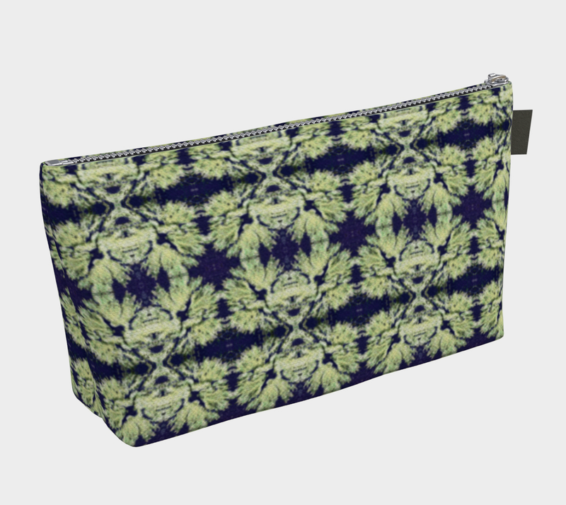 Lovin Lichen Makeup Bag | Black Botanical Pride