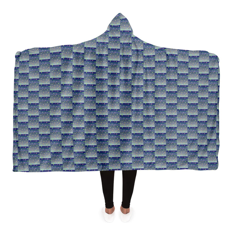 Winter Star Basket Hooded Blanket | Afrocentric Cozy Decor