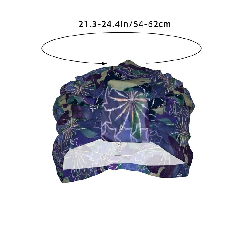 Space Whales & Snowflakes Turban