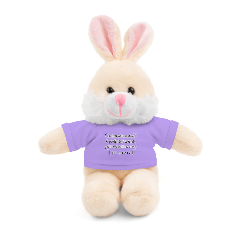 Eschew Obfuscation Stuffed Animal | Queer Affirmation Plushie