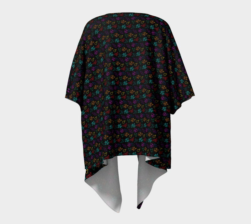 Come As You Are Draped Kimono | Queer Art Clothing
