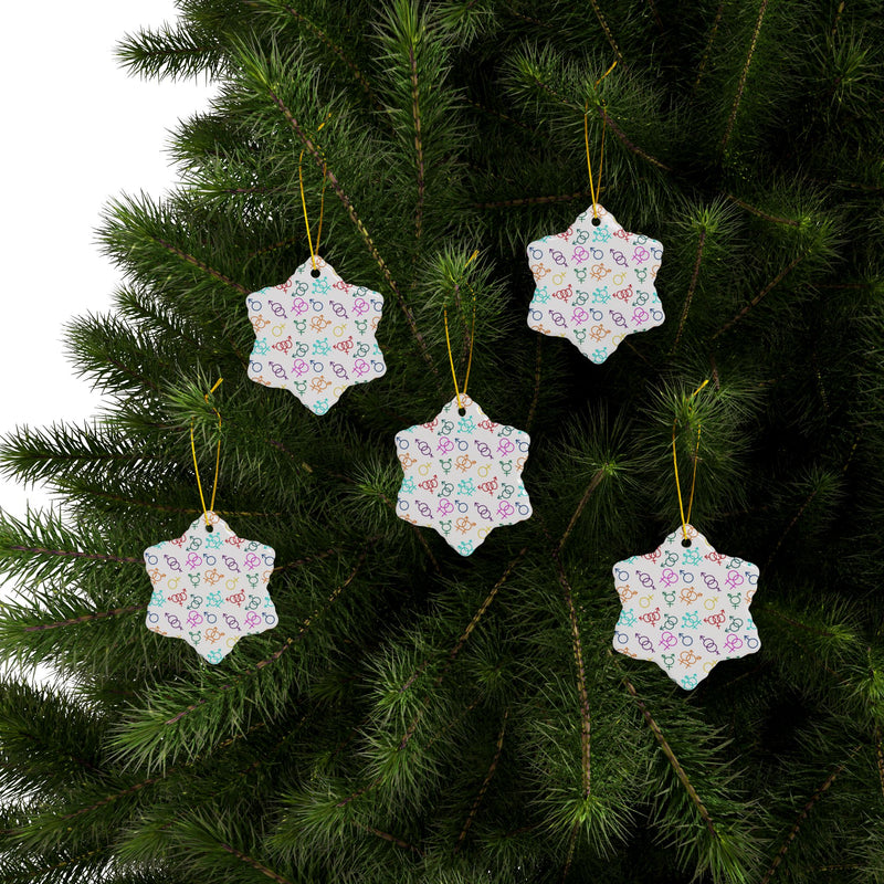 Come As You Are Ceramic Ornament | Queer Art