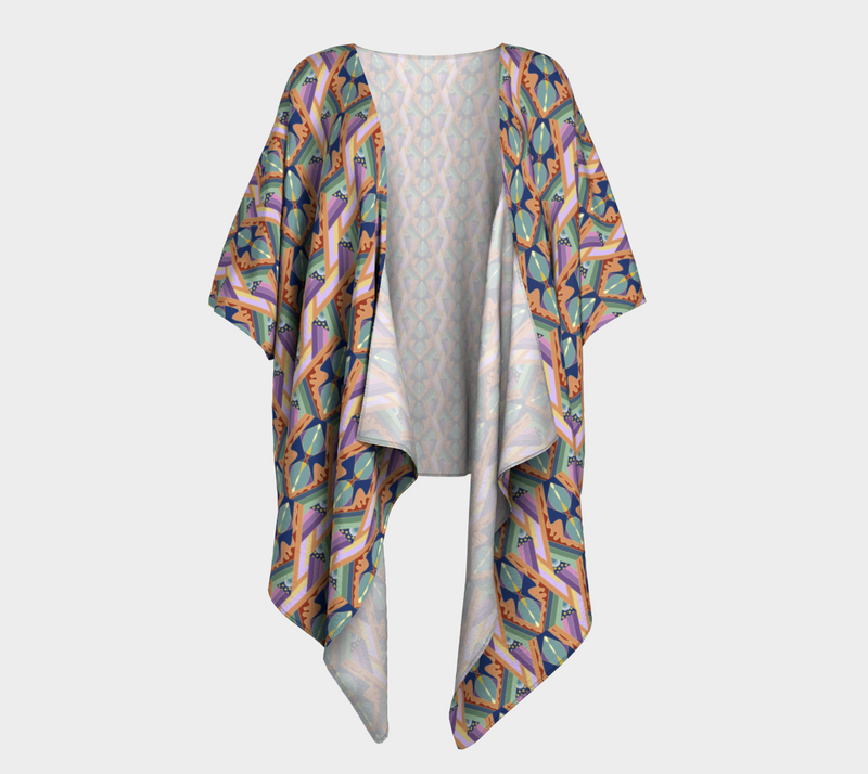 Opening The World Draped Kimono | Queer Art & Afrocentric Fashion