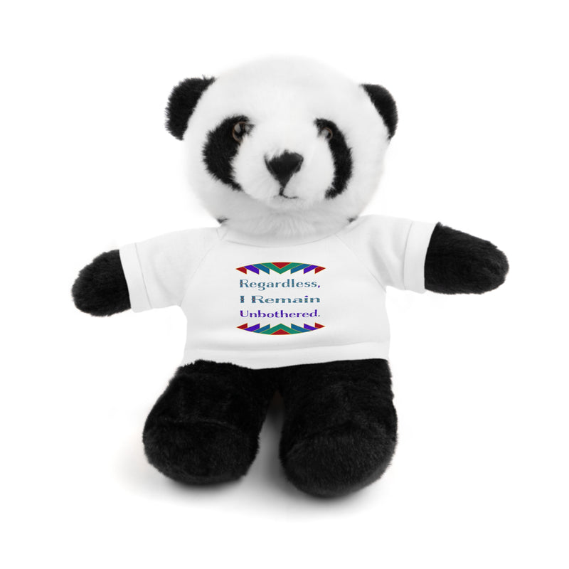 Regardless, I Remain Unbothered Stuffed Animal | Black Pride Accessories