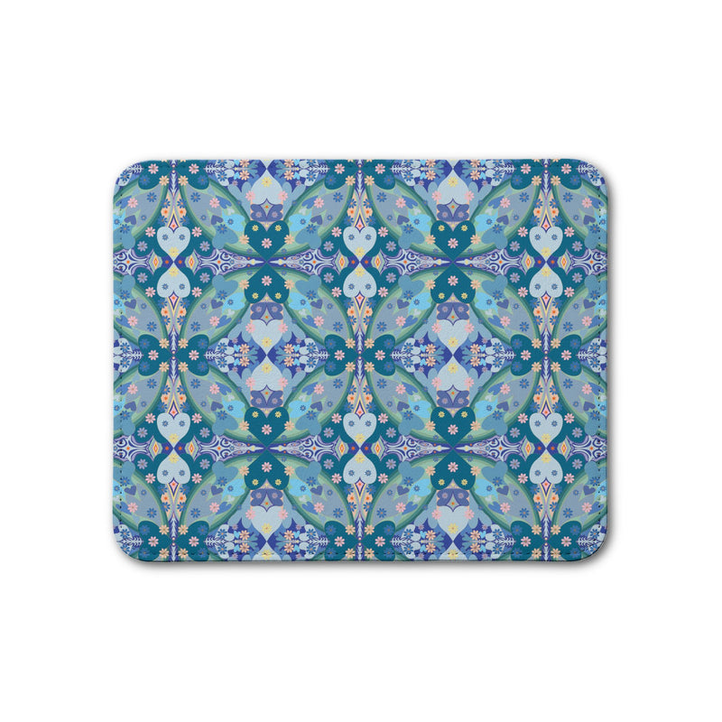 Once In A Blue Love Leather Placemat