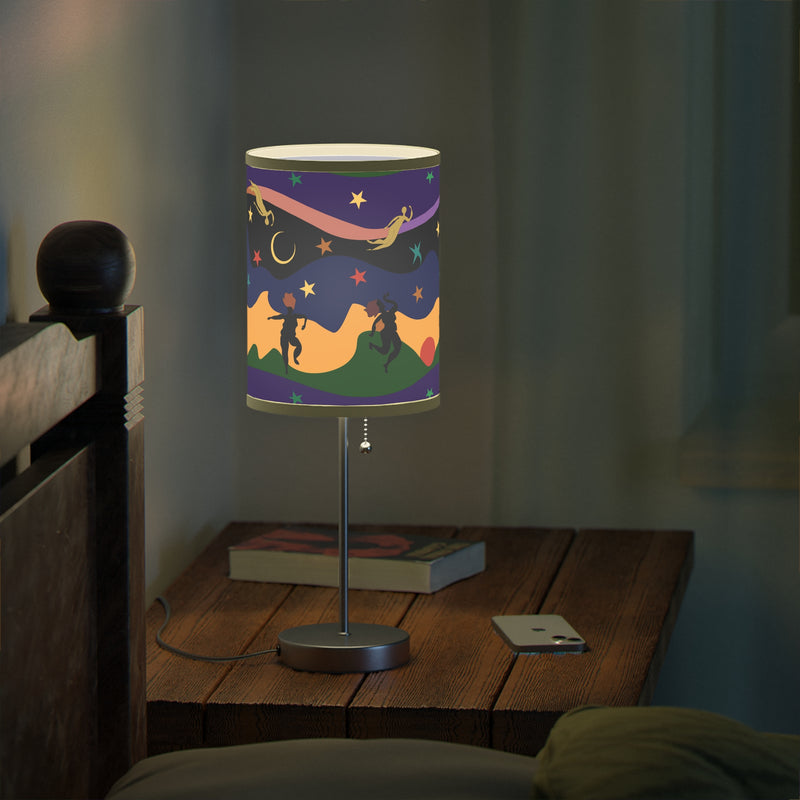 Autumn Dancers Table Lamp | Afrocentric Home Decor