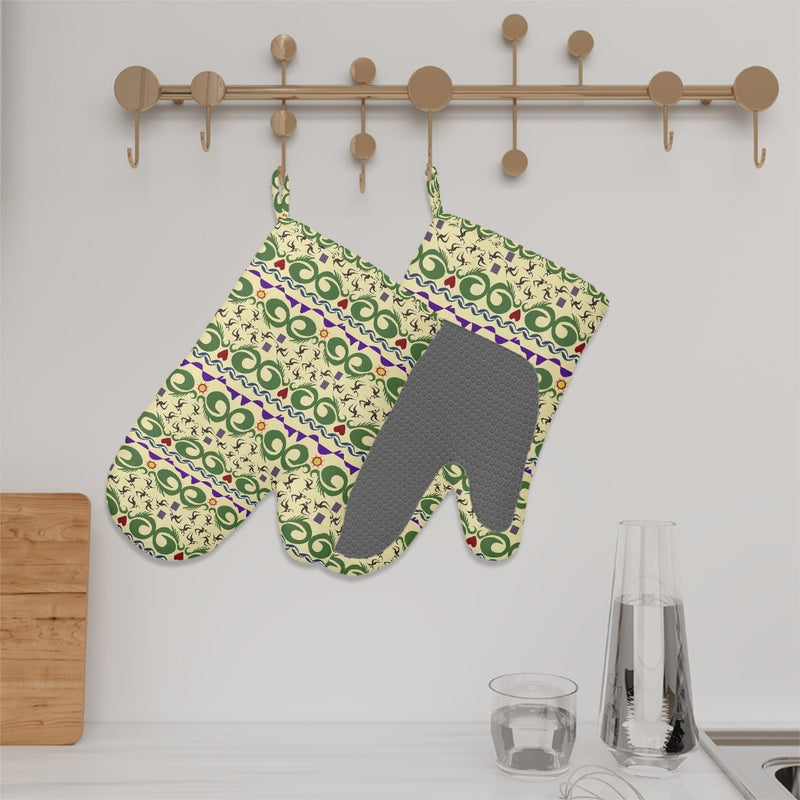 Cave Songs Silicone Oven Mitts