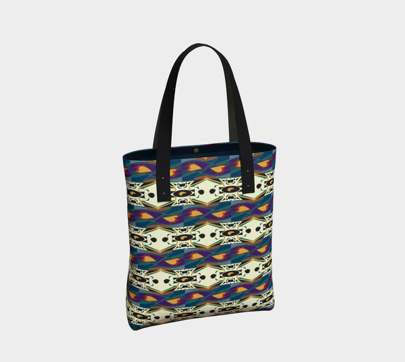Spider Granma's Love Village Tote Bag | Black Family Heritage