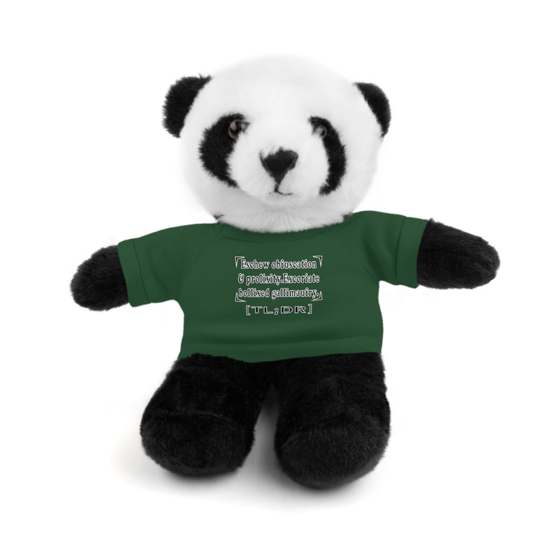 Eschew Obfuscation Stuffed Animal | Queer Affirmation Plushie