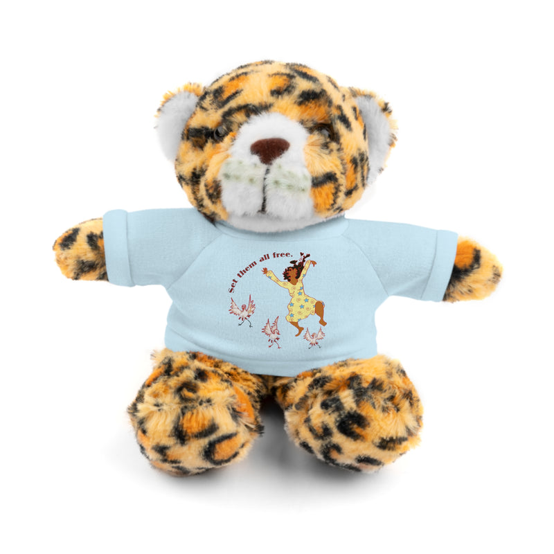 Set Em All Free Stuffed Animal | Black Liberation Decor