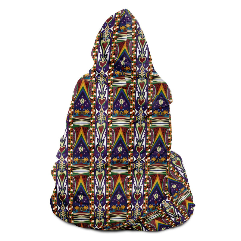 Watermelon Proud Hooded Blanket | Black Queer Pride